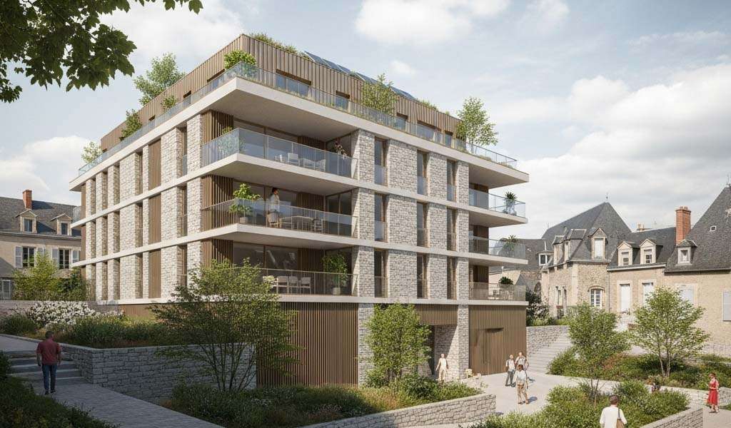 Plan technique de structure réalisé par notre bureau d'étude pour une maison avec architecte à Saint-Cyr-l'École