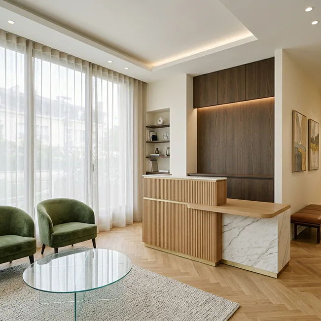 Création d'un cabinet médical ergonomiques à Paris